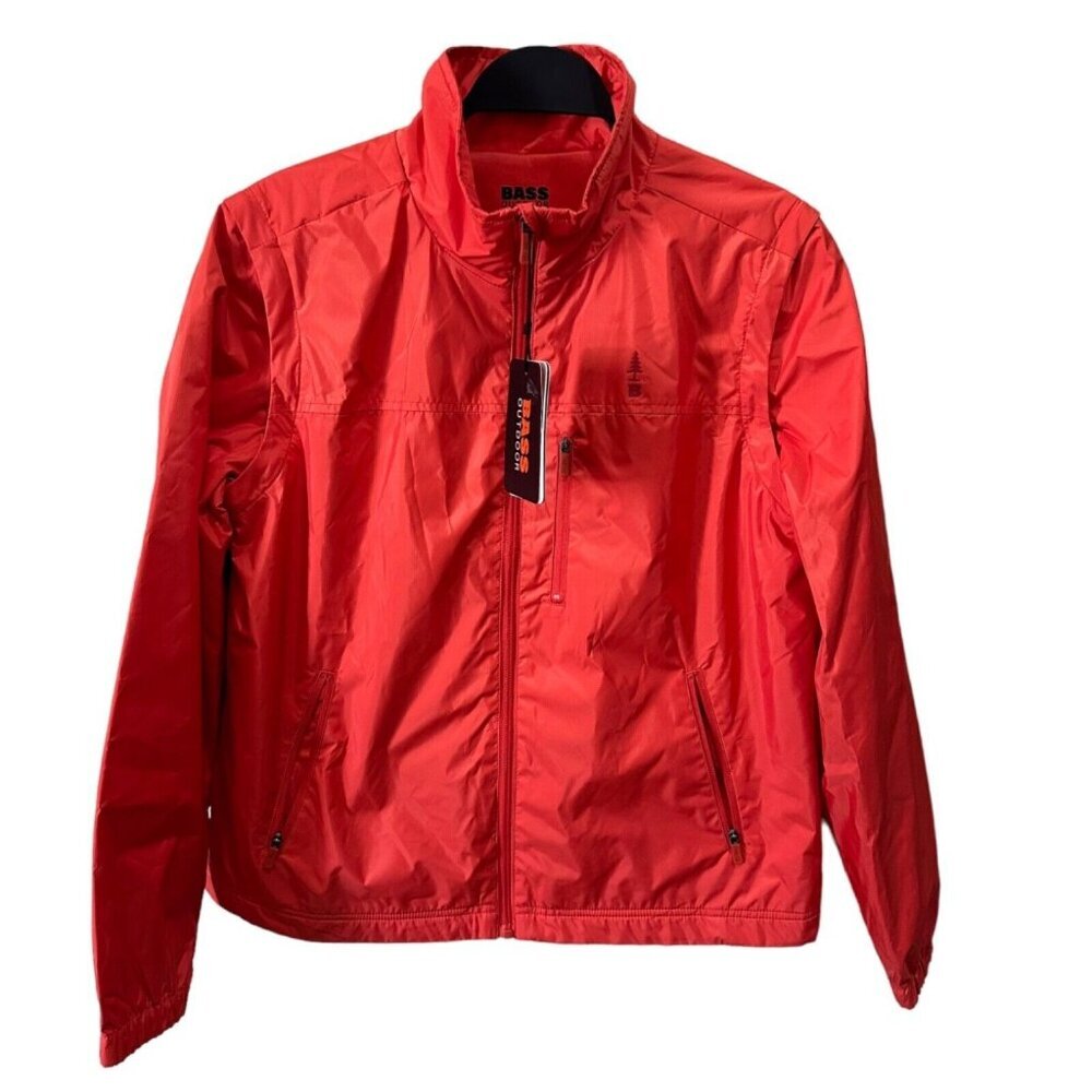BASS OUTDOOR Womens Size S‎ Kennebec Convertible Trail Rain Jacket Full Zip NWT